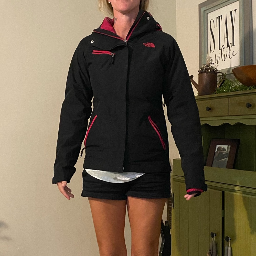The north face 3 in one jacket coat